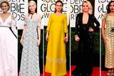 thumbnail: (L to R) Sarah Jessica Parker, Michelle Williams, Natalie Portman, Kristen Bell and Kerry Washington at the 2017 Golden Globes