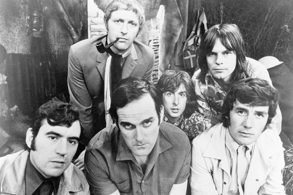 The Monty Python team in 1969: Terry Jones, Graham Chapman, John Cleese, Eric Idle, Terry Gilliam and Michael Palin. Photo: Michael Ochs Archives/Getty Images