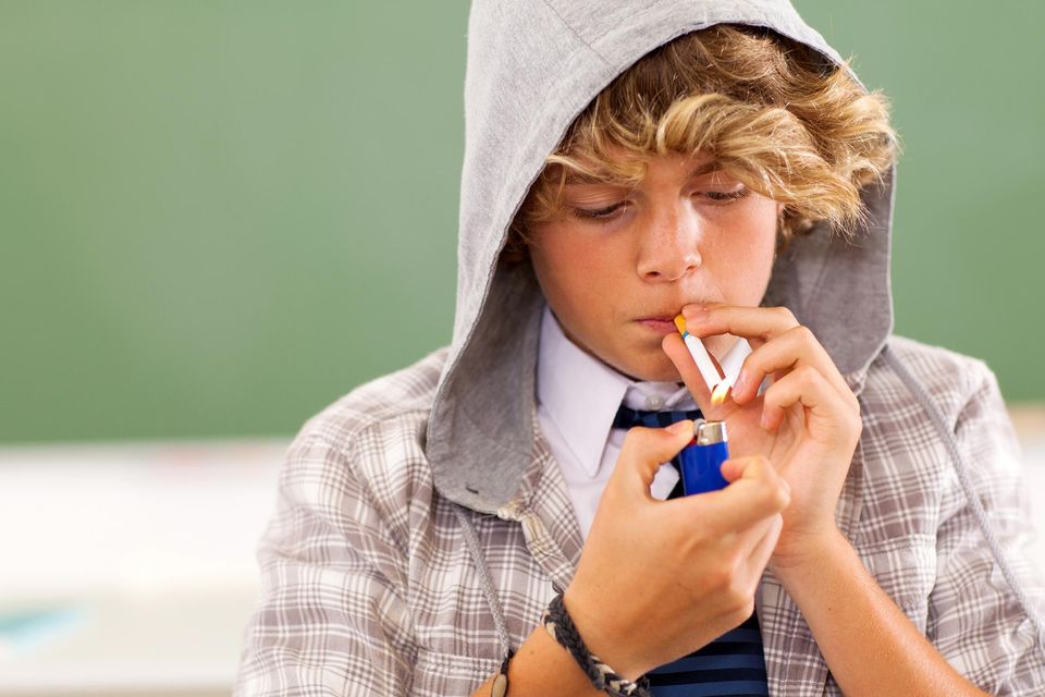 Parents say the boy is a troublemaker and has been suspended for smoking. Photo: Picture posed/Getty Images