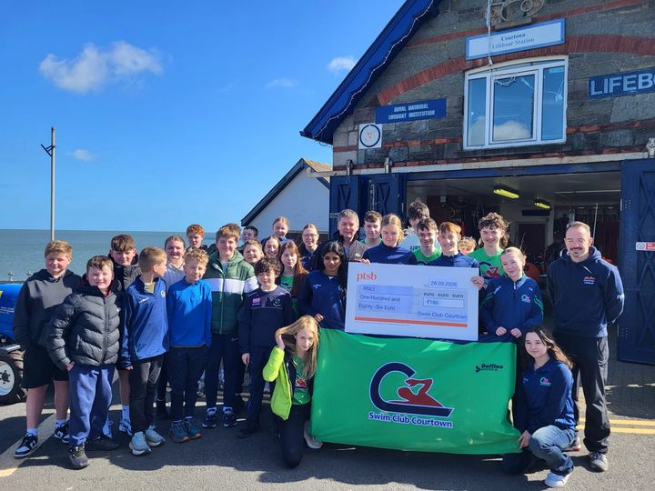 Wexford swimmers make waves with donation to local charities