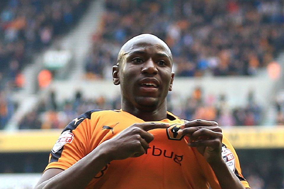 Striker Afobe was due to be in the Wolves squad which travelled to Upton Park in the FA Cup on Saturday Photo: Nigel French/PA Wire