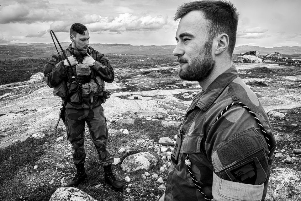 Border guards at the Jarfjord station patrol a complicated and changing natural environment. In summer, they travel on quads, in the winter, they use snowmobiles. Photo for The Washington Post by Sébastien Van Malleghem