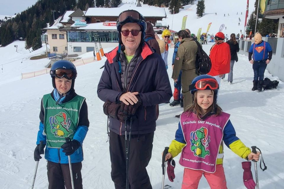 Skiing with the grandchildren – peace breaks out on the piste in Mayrhofen