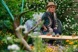 thumbnail: Joanna Lumley visiting the RSPCA Garden during the RHS Chelsea Flower Show. Photo by Jeff Moore/PA Wire