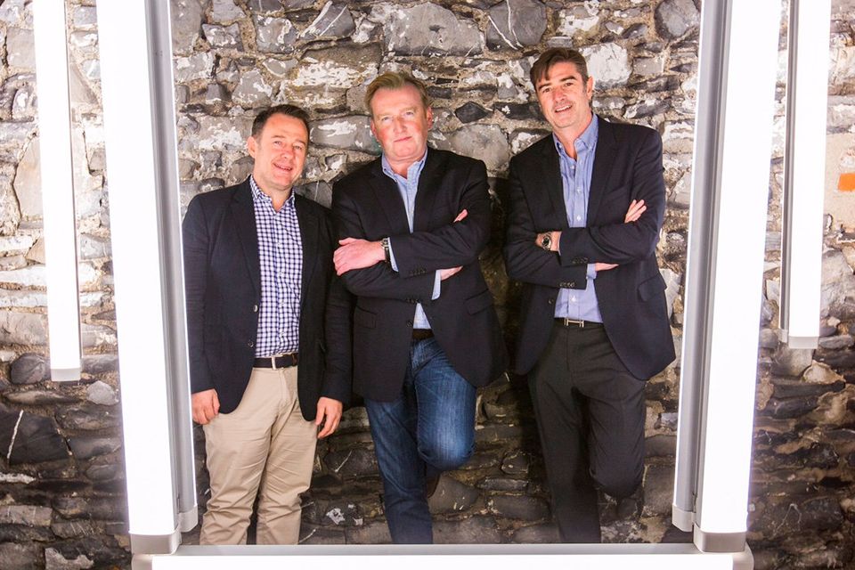 L to R: Declan Barrett (CCO), Graham Deane (COO) and Kevin Maughan (CEO)