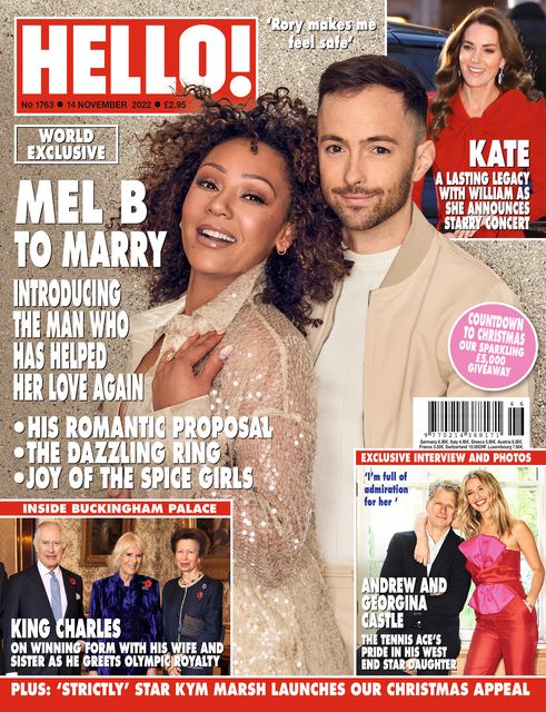 Mel B’s marriage to McPhee will be her third (Hello! magazine/PA)