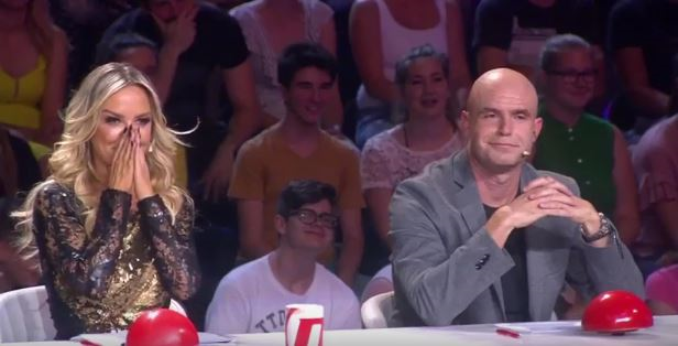 The judges react to the twerking act