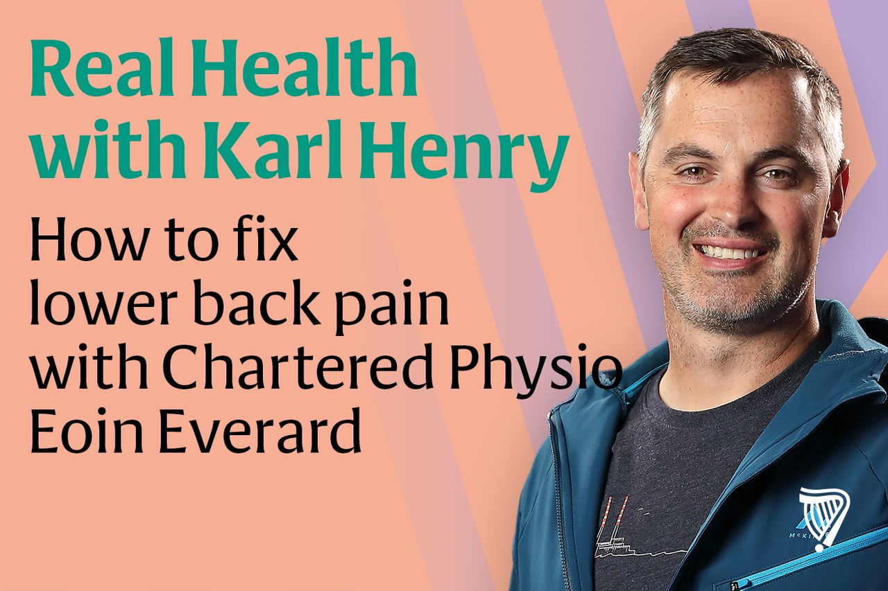 Real Health Podcast How to fix lower back pain with Chartered