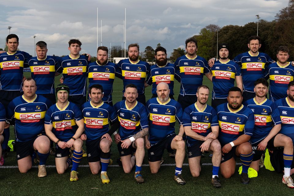 The Rathdrum RFC side who lost out to Terenure in the Metro Division 5 final. Photo: Noel McMullen