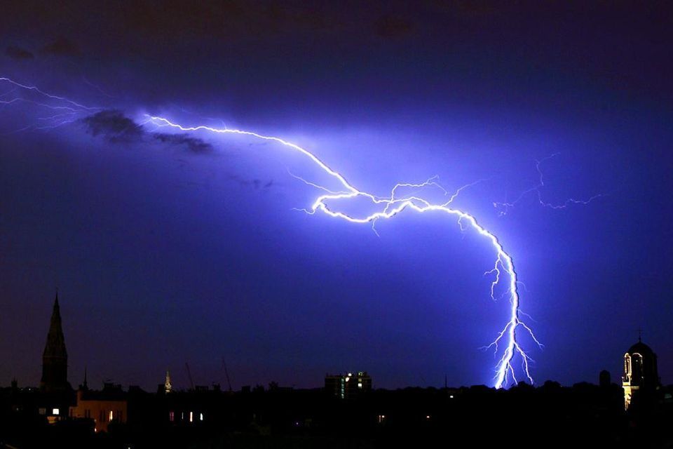 A thunderstorm warning is currently in place across 11 counties.