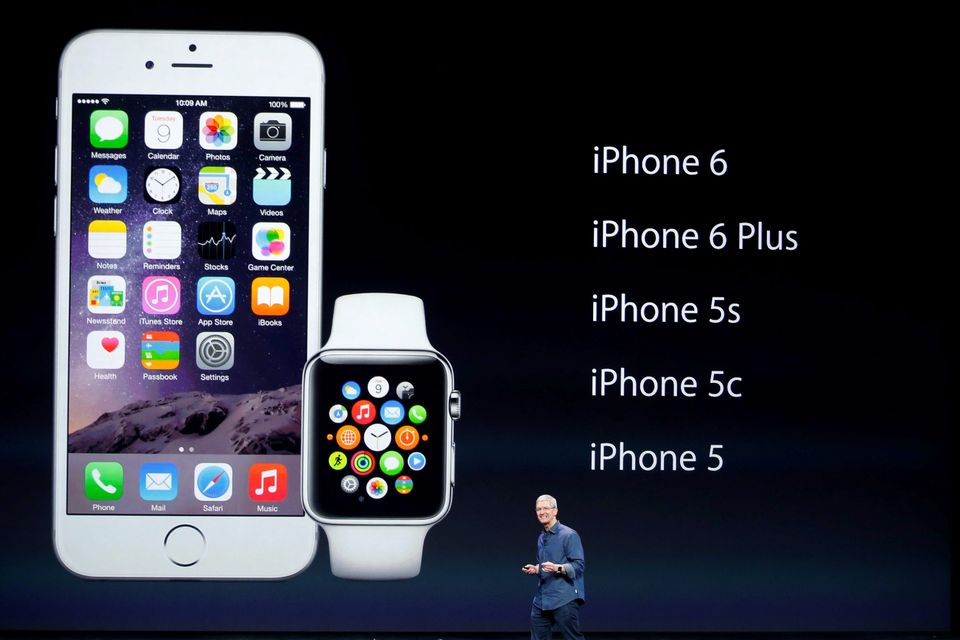 Apple unveils two new iPhones and highly anticipated Apple Watch