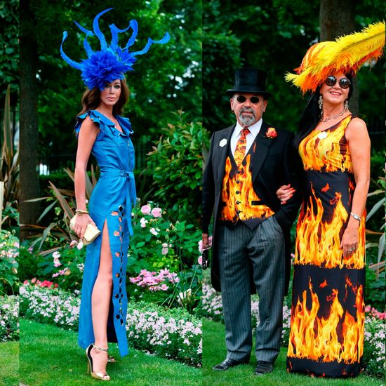 Royal Ascot racegoers turn heads on Ladies' Day with flamboyant hats and  show-stopping dresses