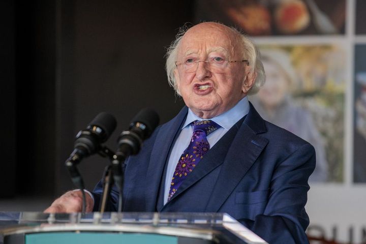Former President Michael D Higgins hits out at militarism and ‘outrageous’ political language