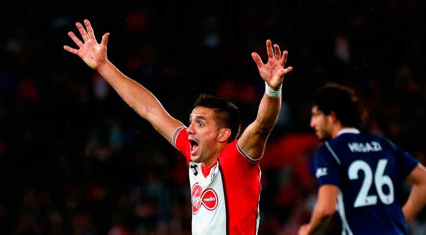Dusan Tadic of Southampton appeals for penalty   Photo: Getty