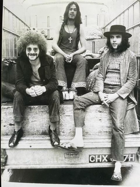 From left, Noel, Gary and Brush in Skid Row