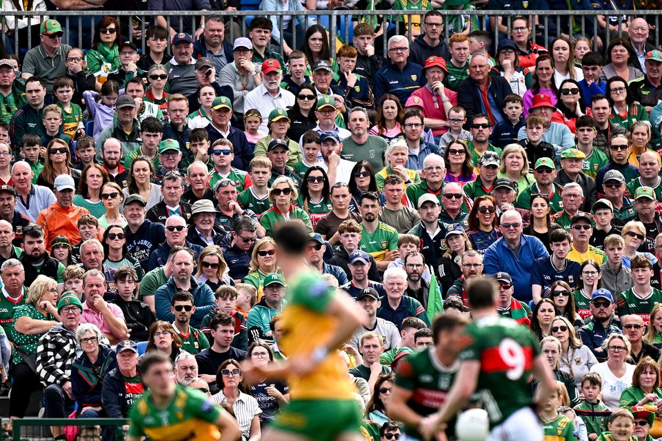 Fans watch on as Donegal got the better of Mayo