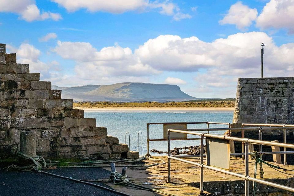 Mullaghmore harbour is across the road from the property.