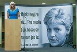 thumbnail: Miriam O'Callaghan at the Veronica Guerin Anniversary memorial event in The Chester Beatty Library in 2016
