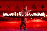 thumbnail: Ireland’s Bambie Thug performing "Doomsday Blue" at the Eurovision 2024 Semi-Final 1 dress rehersal at the Malmö Arena, Sweden. Picture Andres Poveda
