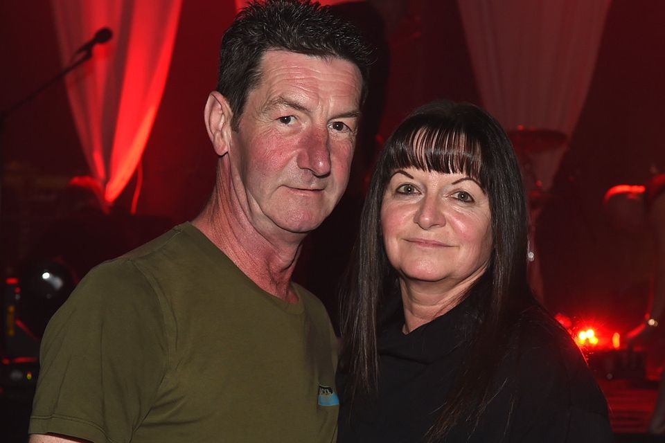 Paul Martin and Angie MacLellan at the Thin az Lizzy / Pat McManus Band gig in The Crescent Theatre. Photo: Colin Bell Photography