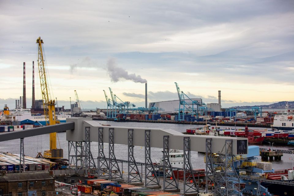 Dublin Port will improve cargo flows. Photo: Patrick Bolger/Bloomberg