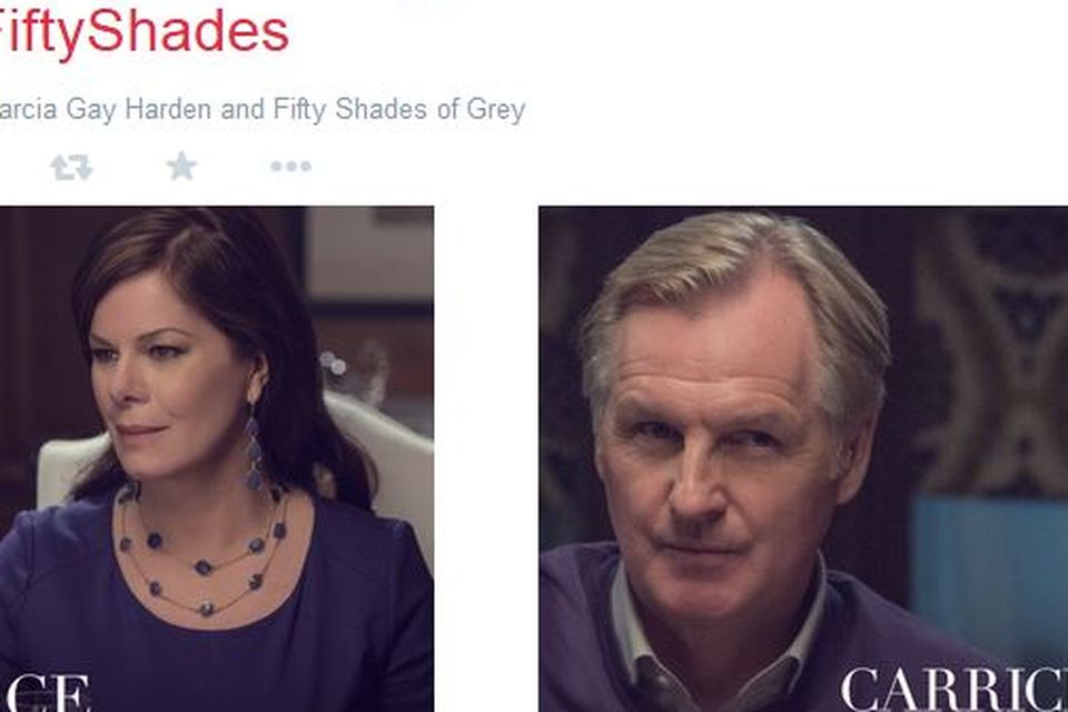 Marcia Gay Harden and Andrew Airlie in Fifty Shades of Grey