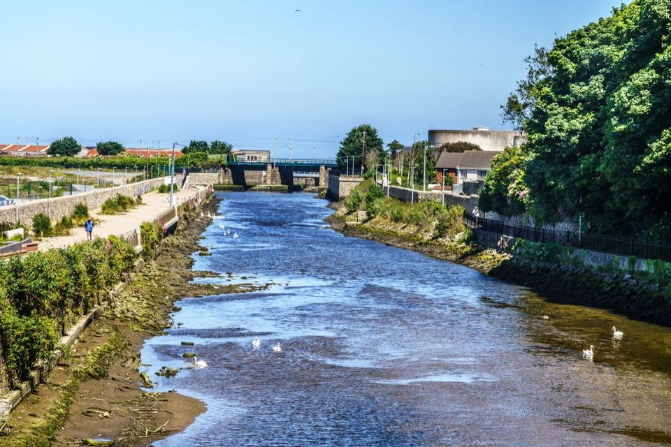 The site for new apartments (on right) along the River Dargle, in Bray. Photo: excellentstreetimages.com