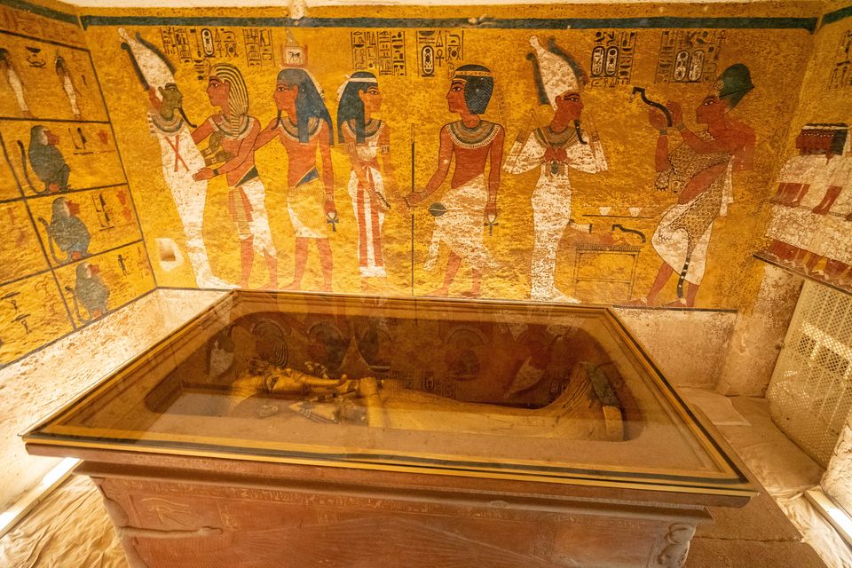 A tomb in the Valley of the Kings