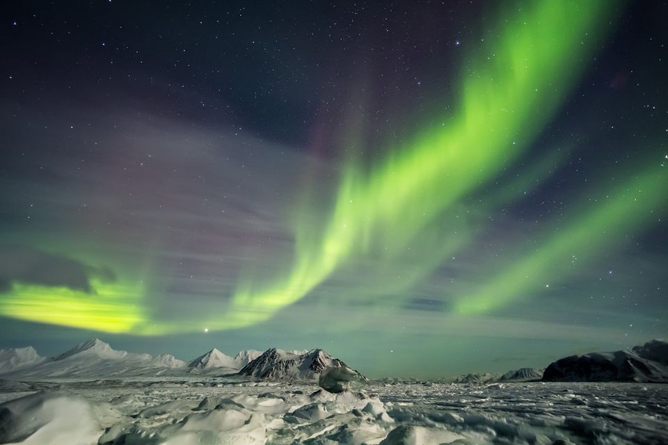 Northern Lights, Svalbard, Norway
