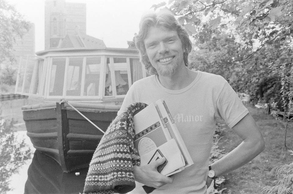 Richard Branson, the 28-year-old mastermind behind Virgin Music in 1979. Photo by Bill Rowntree/Mirrorpix/Getty Images