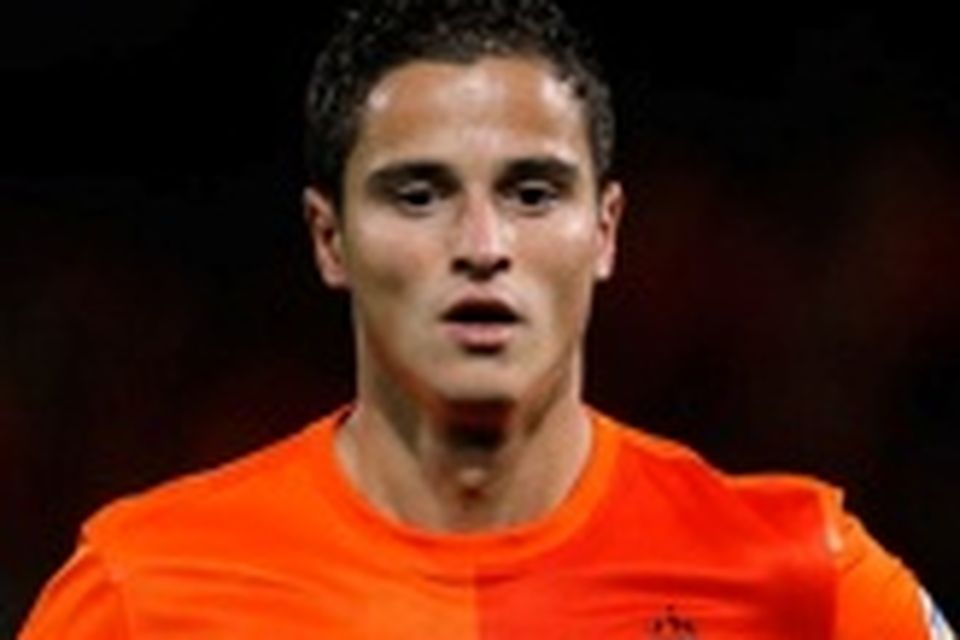 Afellay arrives at the Britannia Stadium after his contract with Barcelona expired over the course of the summer