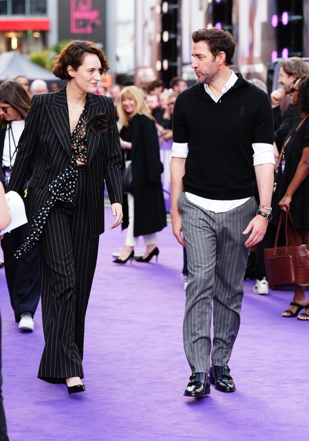 Phoebe Waller-Bridge and John Krasinski attending the UK premiere of IF at Cineworld Leicester Square in London (Aaron Chown/PA)