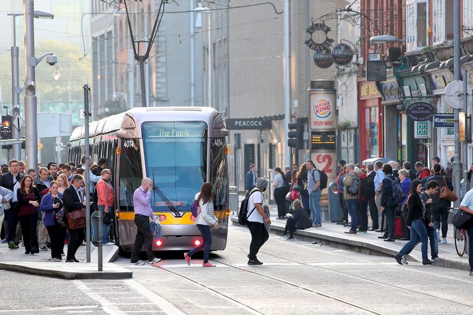 The Luas strike, followed by the Dublin Bus strike, have set a tone, and we also face similar actions being extended nationwide via disputes in Bus Éireann and Iarnród Éireann Picture: Gerry Mooney