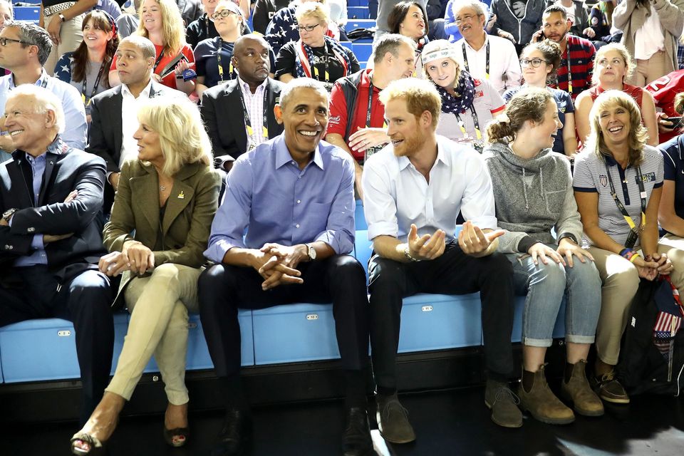 Biden, Obama and Prince Harry (Chris Jackson/Getty/PA)