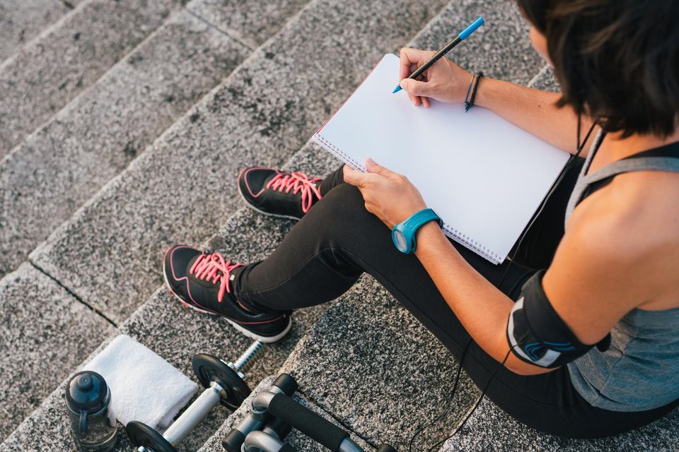 Make an action plan and write down your daily fitness goals. Photo: Getty Images/iStockphoto