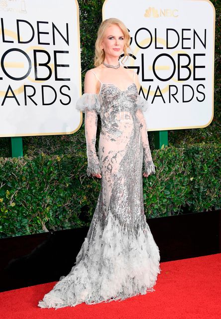 Actress Nicole Kidman attends the 74th Annual Golden Globe Awards at The Beverly Hilton Hotel on January 8, 2017 in Beverly Hills, California.  (Photo by Frazer Harrison/Getty Images)