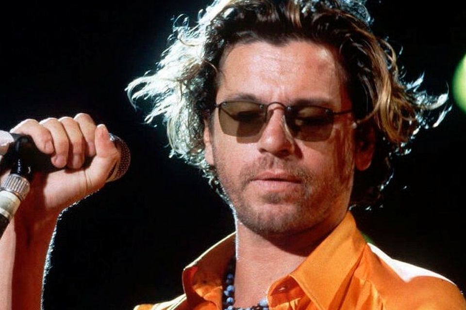 Michael Hutchence, the late singer and songwriter for Australian rock group INXS. Photo: Fabrice Coffrini/AP Photo