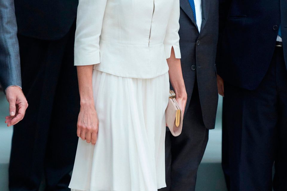 La reina Letizia de España asiste al programa escolar 