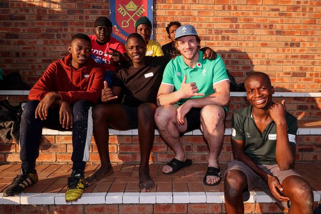 ‘It’s a privilege to be involved’ – Ireland stars pause Test preparation to train with local youngsters in Johannesburg