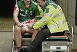 thumbnail: Cillian O’Connor leaves the field after a shoulder injury