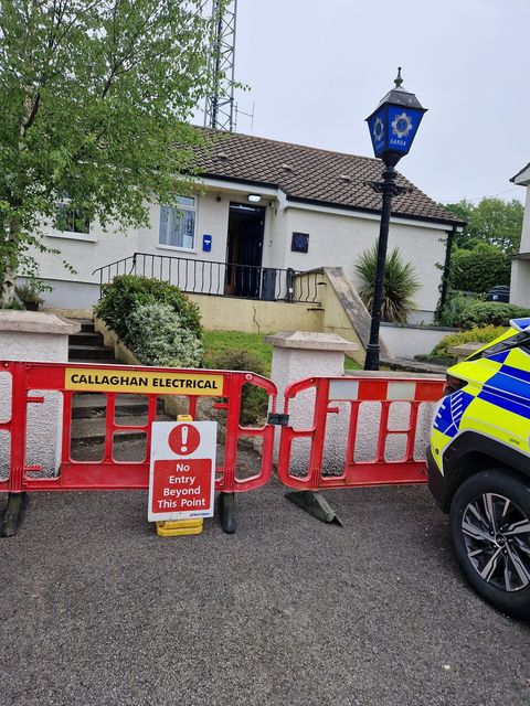 Clones Garda Station was closed in May to allow urgent electrical work to be carried out.