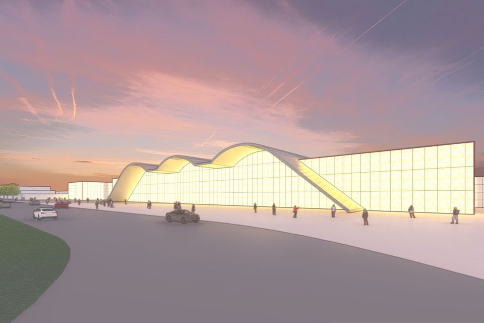 An artist's impression of the proposed new Terminal 3 at Dublin Airport