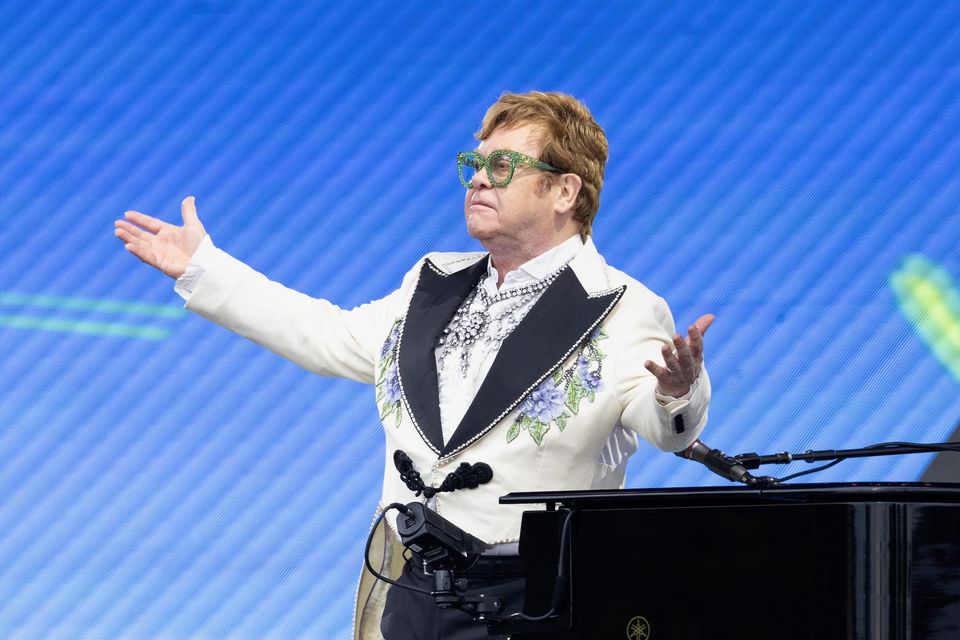 Elton John performs during the British Summer Time festival at Hyde Park in London in 2022 (Suzan Moore/PA)