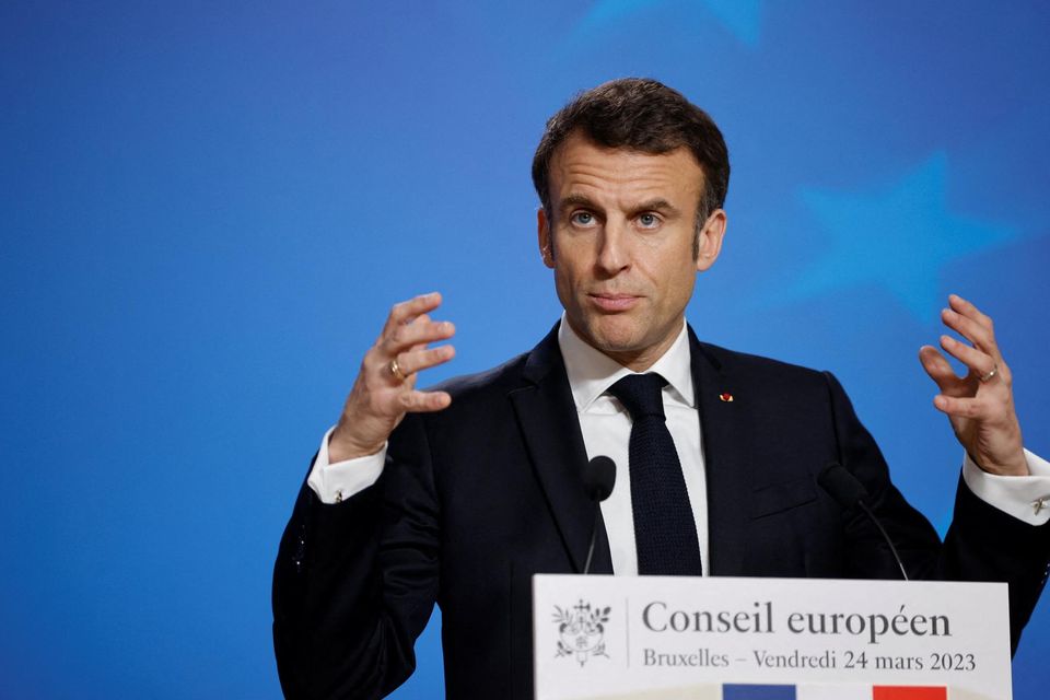 French president Emmanuel Macron