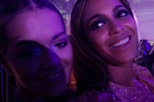 Rita Ora and Beyonce pose for a selfie backstage at the Met Gala 2016. Photo: Snapchat