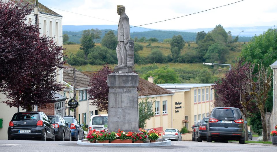 A statue of Seán Mac Diarmada in the town. Photo: Justin Farrelly