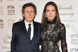 thumbnail: Gabriel Byrne and Hannah Beth King arriving on the red carpet at the IFTA Film and Drama Awards 2018 at the Mansion House, Dublin. Photo: Michael Chester