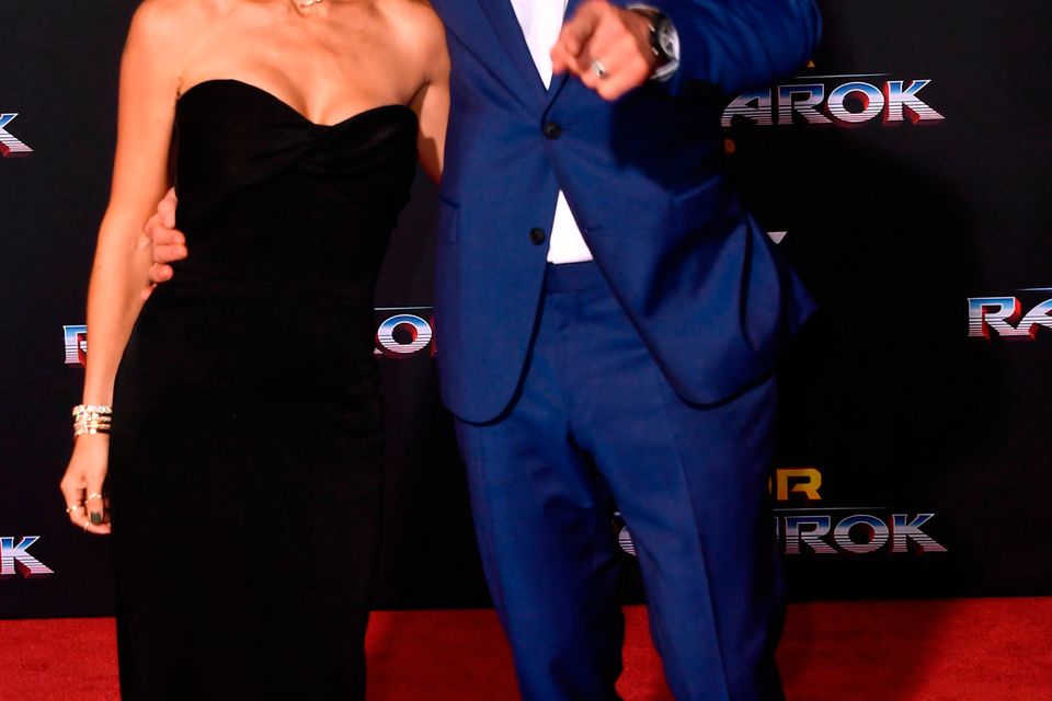 Chris Hemsworth at Thor Ragnarok premiere in LA.