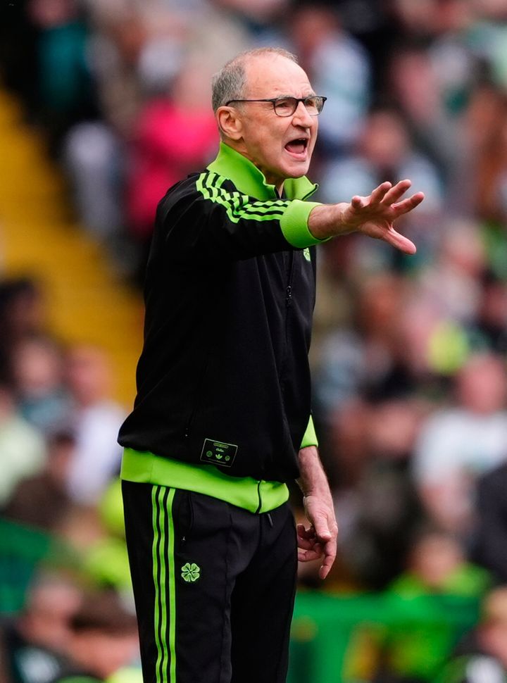 Tense Martin O’Neill relishing familiar feeling of chasing title as Celtic and Hearts go down to the wire