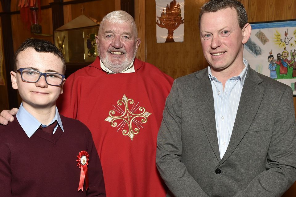 Tomás Kenny with the V Rev. Joseph Power PP and Thomas Kenny.